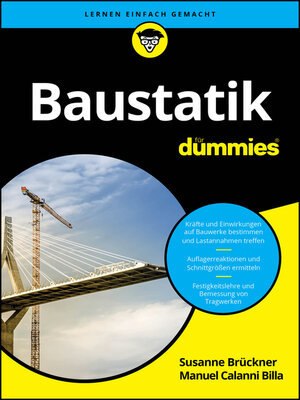cover image of Baustatik für Dummies
